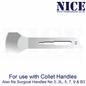 50 x NICE No.12 Gouge Sterile Carbon Steel Blades GCS12 for Manicure and Pedicure