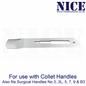 50 x NICE No.6 Gouge Sterile Carbon Steel Blades GCS6 for Manicure and Pedicure