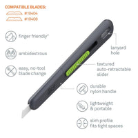 Slice 10475 Auto-Retarctable Slim Pen Cutter