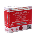 Swann Morton No 11 Sterile Carbon Steel Blades 0203 (Pack of 100)