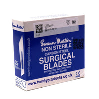Swann Morton No 25 Non Sterile Carbon Steel Blades 0112 (Pack of 100)