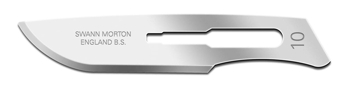 Swann Morton No 10 Sterile Carbon Steel Blades 0201 Pack of 10 HandyProducts