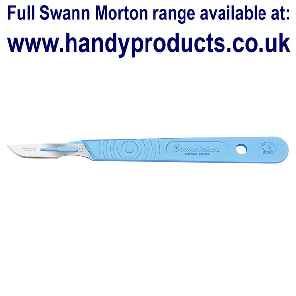 Swann Morton No 10 Sterile Disposable Scalpels 0501 (Pack of 2)