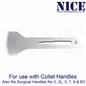 50 x NICE No.15 Gouge Sterile Carbon Steel Blades GCS15 for Manicure and Pedicure