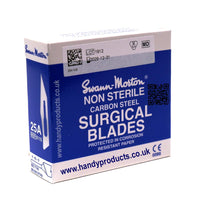 Swann Morton No 25A Non Sterile Carbon Steel Blades 0115 (Pack of 100)