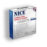 NICE No.10R Sterile Carbon Steel Surgical Blades CS10R (Box of 100)