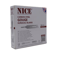 50 x NICE No.1 Gouge Sterile Carbon Steel Blades GCS1 for Manicure and Pedicure - HandyProducts.co.uk