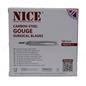 50 x NICE No.3 Gouge Sterile Carbon Steel Blades GCS3 for Manicure and Pedicure - HandyProducts.co.uk