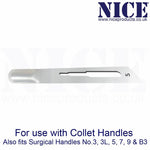 50 x NICE No.5 Gouge Sterile Carbon Steel Blades GCS5 for Manicure and Pedicure - HandyProducts.co.uk