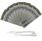 10 x NICE No.15C Sterile Carbon Steel CS15C