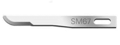 Swann Morton SM67 Fine Surgical Blades 5907 (Pack of 5) Fits Handles SF1, SF2, SF3, SF4, SF13 and SF23.