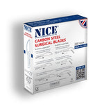 NICE No.22A Sterile Carbon Steel Surgical Blades CS22A (Box of 100)