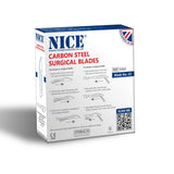 NICE No.23 Sterile Carbon Steel Surgical Blades CS23 (Box of 100)