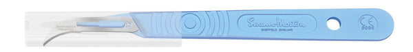 Swann Morton No 12 Sterile Disposable Scalpels With Guard 6604 (Pack of 10)