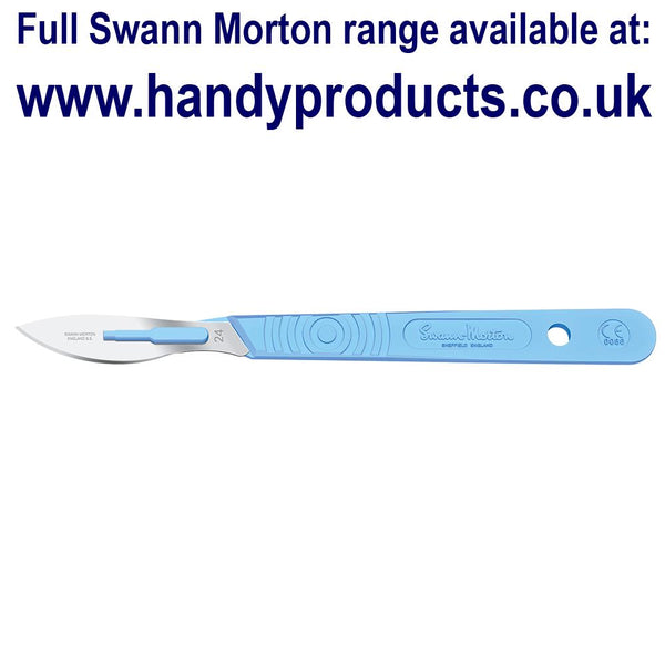 Swann Morton No 24 Sterile Disposable Scalpels 0511 (Pack of 2)