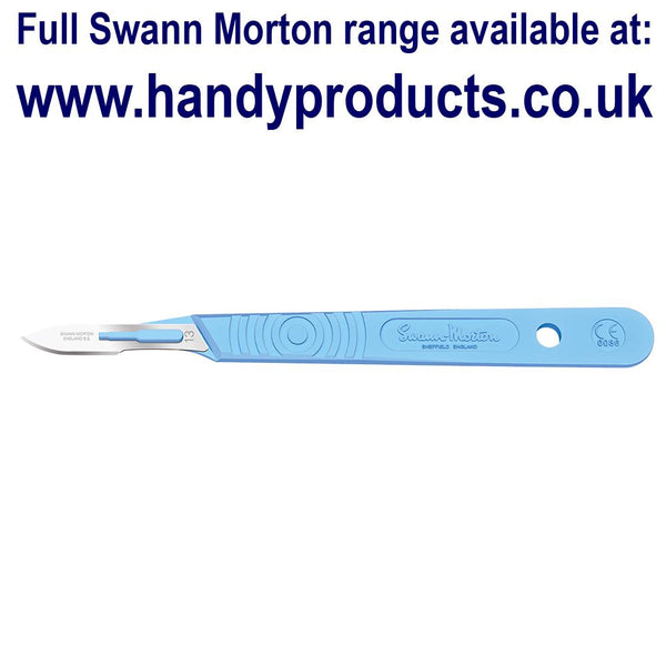 Swann Morton No 13 Sterile Disposable Scalpels 0539 (Pack of 2)