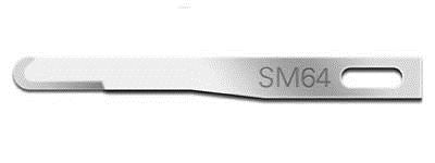 Swann Morton SM64 Fine Surgical Blades 5904 (Pack of 25) Fits Handles SF1, SF2, SF3, SF4, SF13 and SF23.