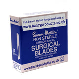 Swann Morton No 14 Non Sterile Carbon Steel Blades 0119 (Pack of 100)
