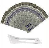 10 x NICE No.9 Sterile Carbon Steel CS09