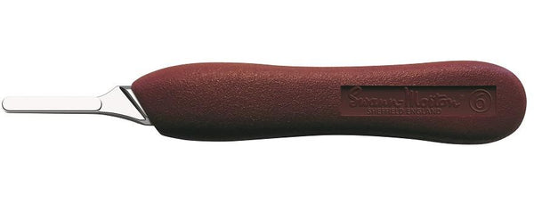 Swann Morton Maroon Ergonomic No.6 Handle 1004 (Single Pack) for Blades - No.18, 19, 20, 21, 22, 22A, 23, 24, 25, 25A, 26, 27 and 36