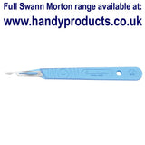 Swann Morton No 15C Sterile Disposable Scalpels 0521 (Pack of 2)
