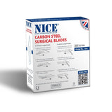 NICE No.10A Sterile Carbon Steel Surgical Blades CS10A (Box of 100)