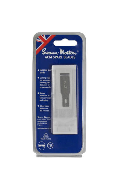 Swann Morton No 18 ACM Spare Blades Retail Pack of 5 Blades 9138 (Single Pack) to fit ACM No 2 and 5 Handles