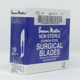Swann Morton No 10 Non Sterile Carbon Steel Blades 0101 (Pack of 100)