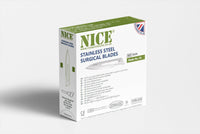 NICE No.36 Sterile Stainless Steel Surgical Blades SS36 (Box of 100) - HandyProducts.co.uk