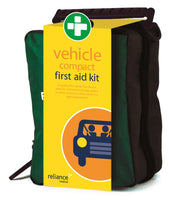 Compact Vehicle First Aid Kit in Green Helsinki Bag (Single Pack)