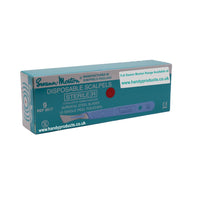 No 9 Sterile Disposable Scalpels 0517 (Pack of 10)