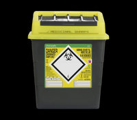 13 Litre Yellow Sharps Container (Pack of 2)