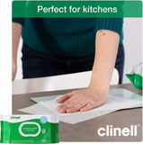 1 x Clinell Universal Wipes Pack of 120 Wipes - BCW120 - HandyProducts.co.uk