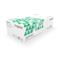 100 Latex Powdered Non Sterile Disposable Examination Gloves (Extra Small) GS0021 - HandyProducts.co.uk