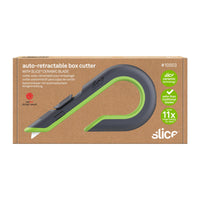 Slice 10503 Auto-Retractable Box Cutter Black/Green