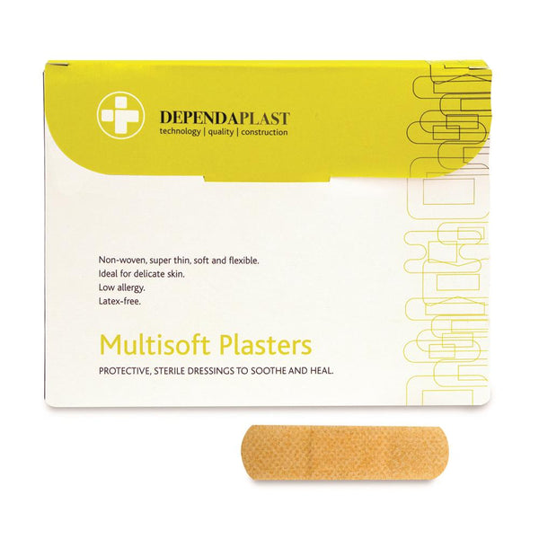 7cm x 2cm Multisoft Plasters Sterile (Pack of 100)