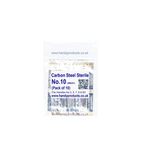 Swann Morton No 10 Sterile Carbon Steel Blades 0201 (Pack of 10)