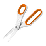 Slice 10545 Large Scissors Rounded Tip White/Orange
