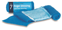 No.7 Blue Finger Dressing with bandage (Pack of 10)