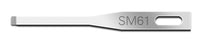 Single Bevel Fine 61 Blades 5911 (Pack of 25) Fits Handles SF1, SF2, SF3, SF4, SF13 and SF23.