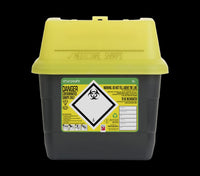 3 Litre Yellow Sharps Container (Pack of 2) - HandyProducts.co.uk