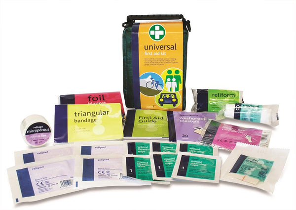 Medium Universal First Aid Kit in Green Helsinki Bag (Single Pack)