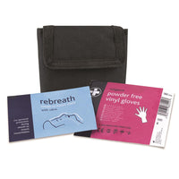 Rebreath and Gloves Kit in Black Belt Pouch (Single Pack)