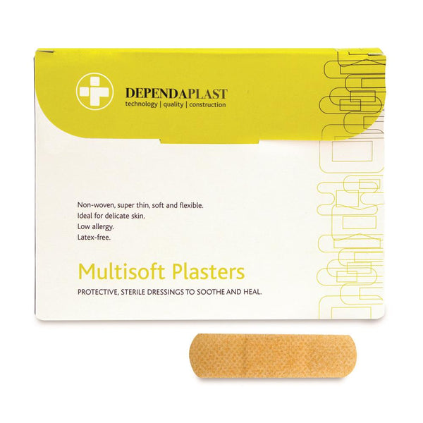7.5cm x 2.5cm Multisoft Plasters Sterile (Pack of 100)