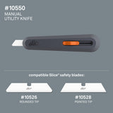 Slice 10550 Manual Utility Knife Black/Orange