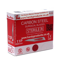 Swann Morton No 11P Sterile Carbon Steel Blades 0291 (Pack of 100)