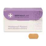 4cm x 2cm Washproof Plasters Sterile (Pack of 100) - HandyProducts.co.uk