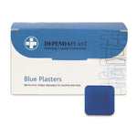 4cm x 4cm Blue Metal Detectable Plasters Sterile (Pack of 100) - HandyProducts.co.uk