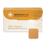 4cm x 4cm Traditional Fabric Plasters Sterile (Pack of 100) - HandyProducts.co.uk