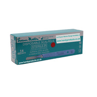 No 14 Sterile Disposable Scalpels 0519 (Pack of 10)